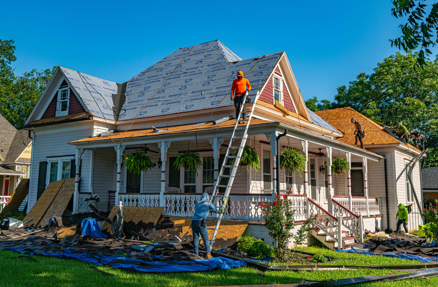 House under repair