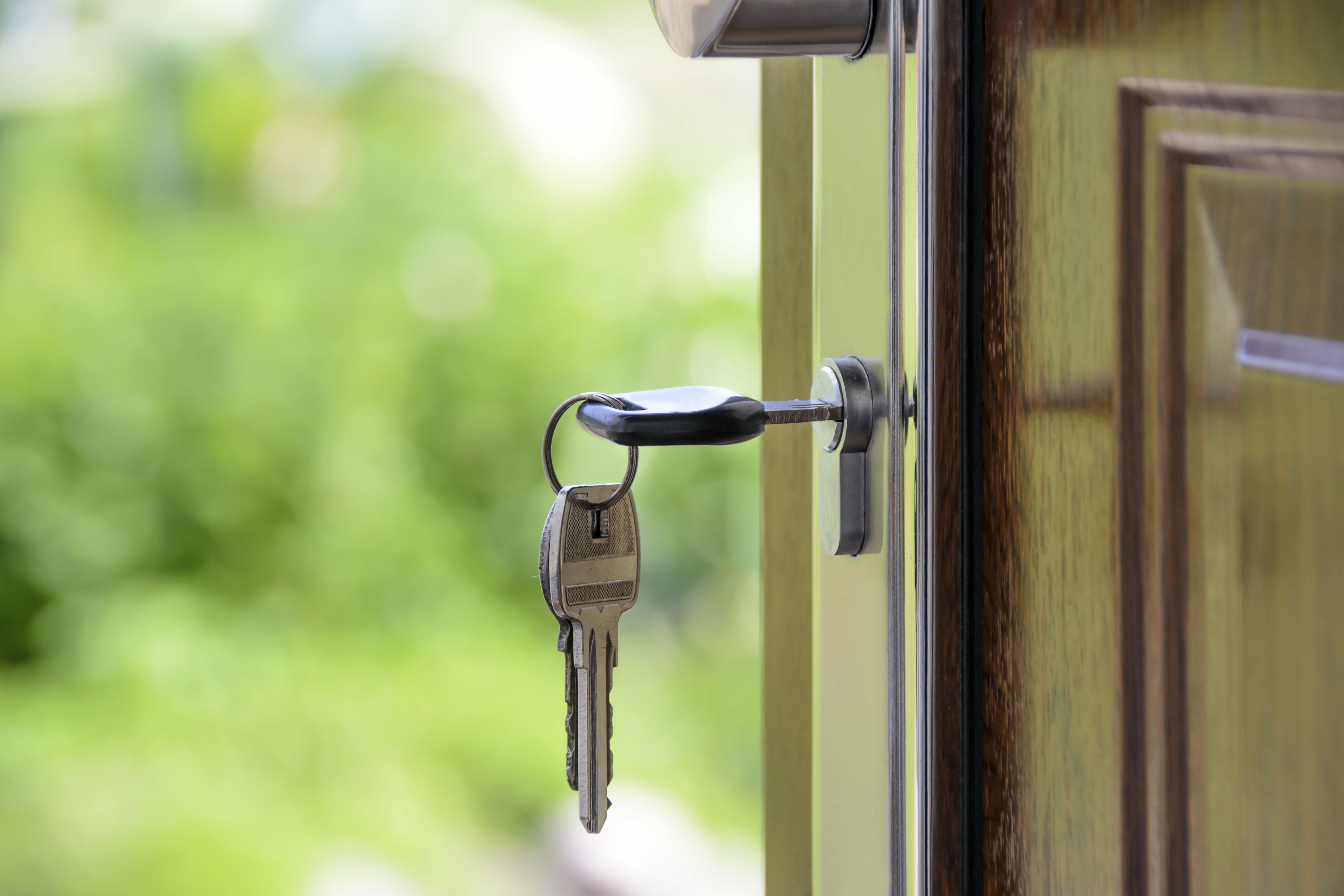 Keys in the door of your new home!