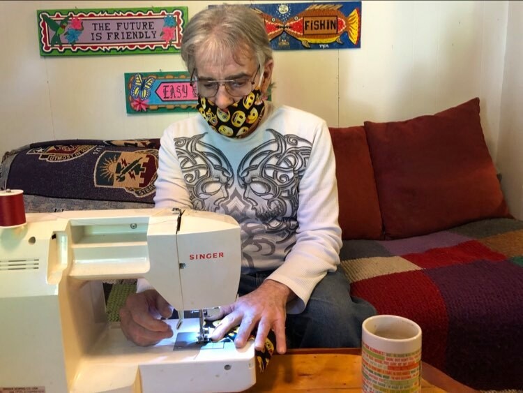 RuralEdge Tenant Donates Time and Stimulus Check to Make Masks to Give to Local Agencies