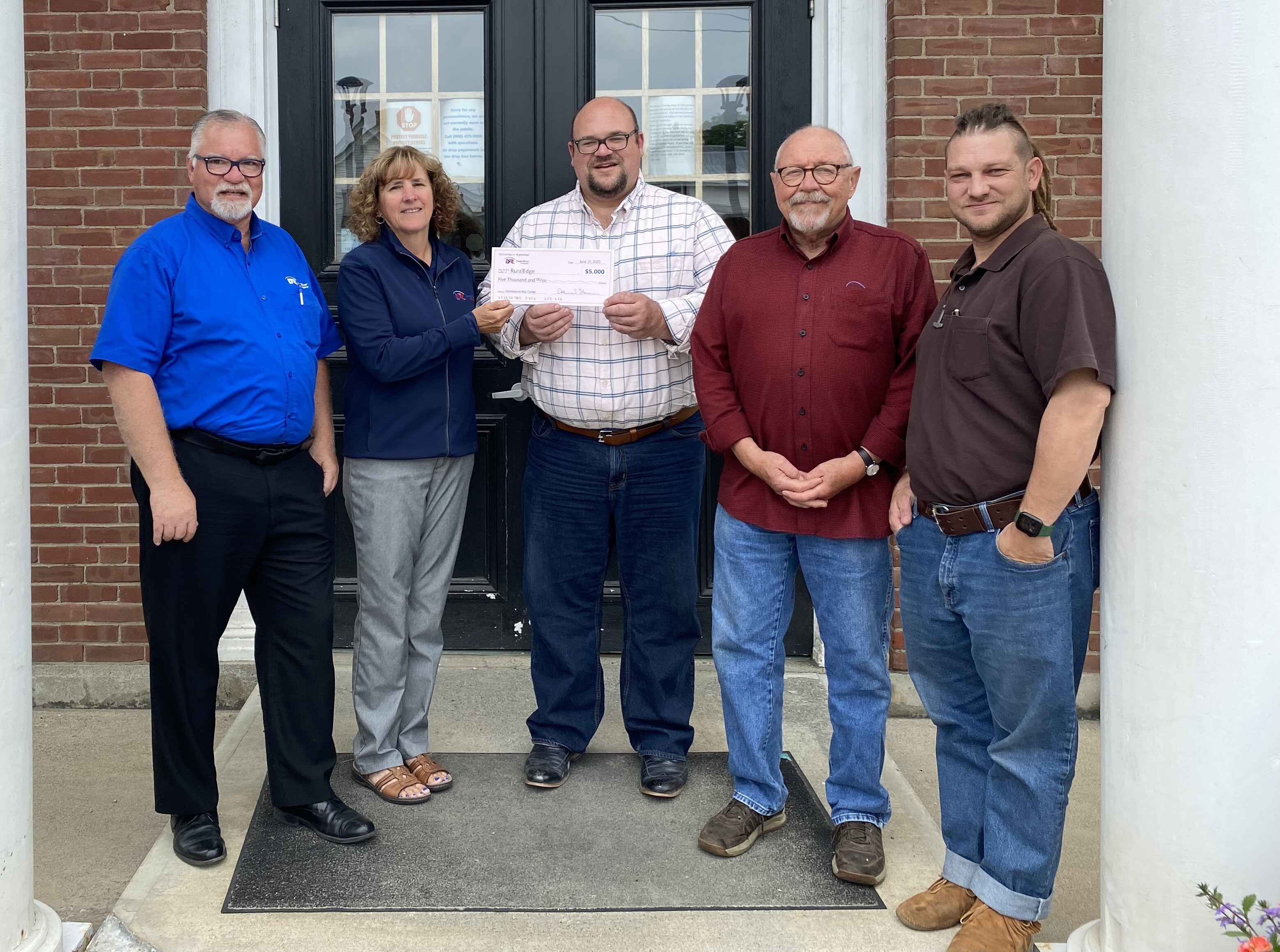 RuralEdge Receives Donation from Dead River Company for Homeownership Programs