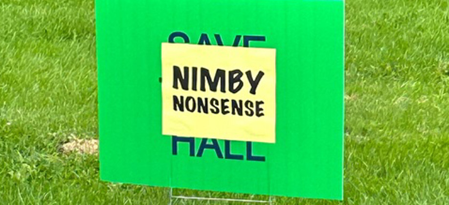 NIMBY Sign